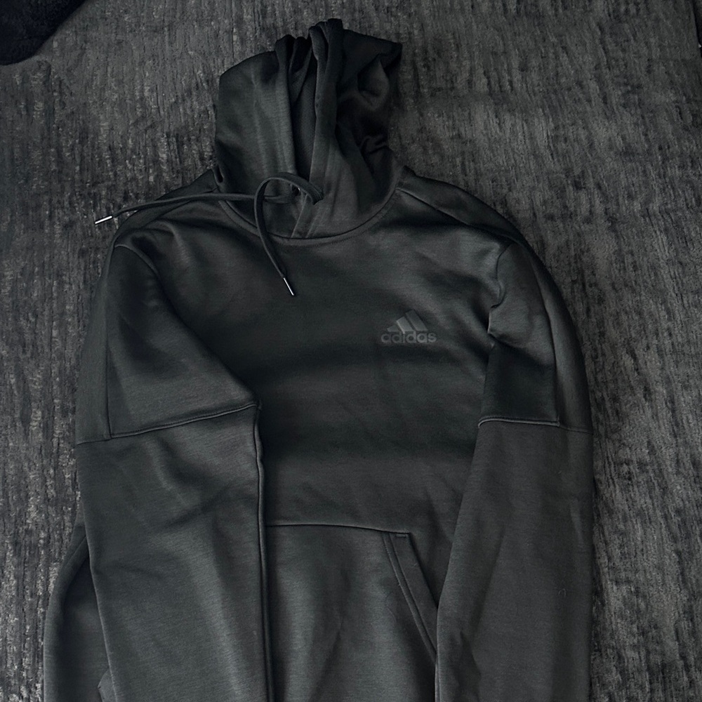 Adidas Charcoal Pullover Hoodie